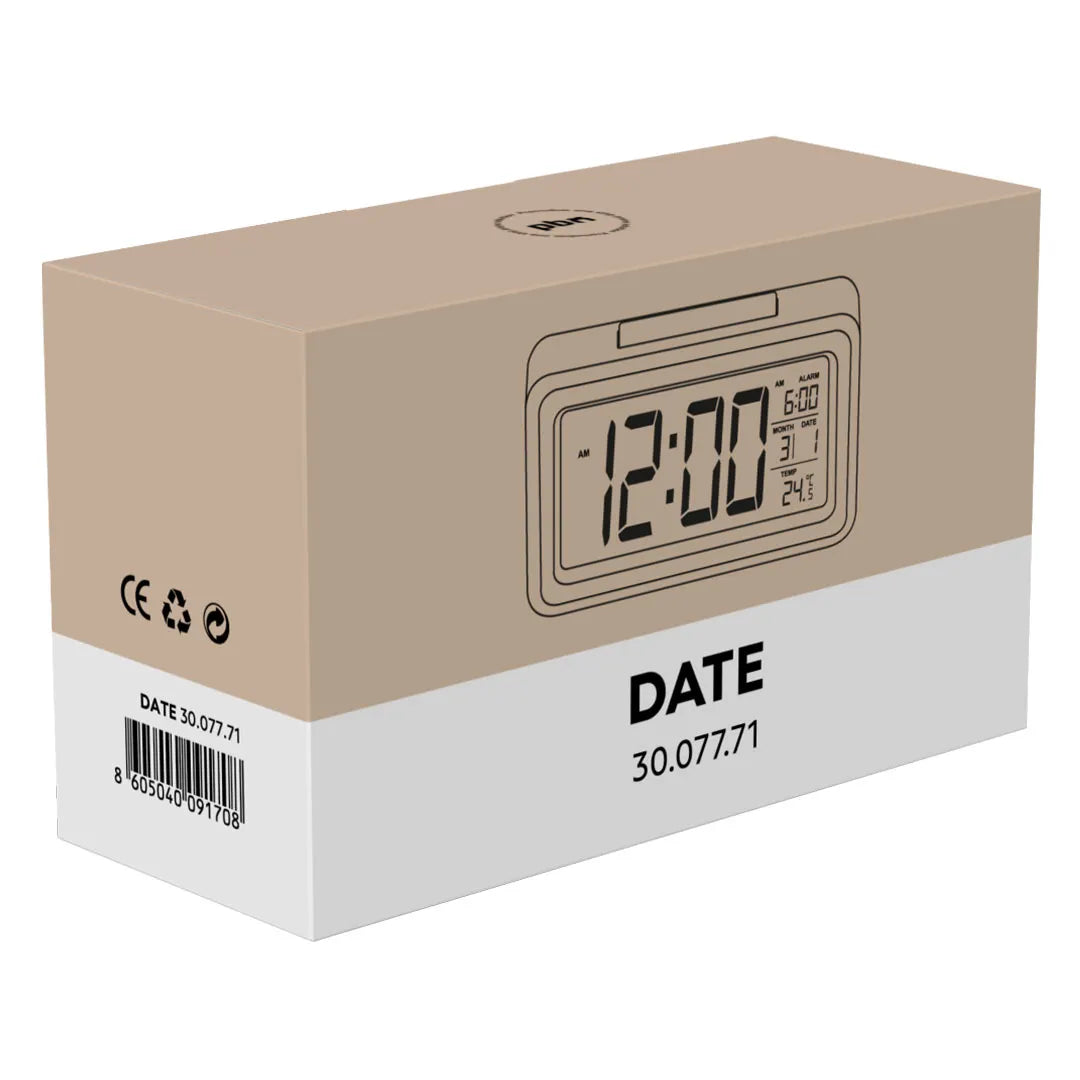 Date - Digitalni stoni LCD sat