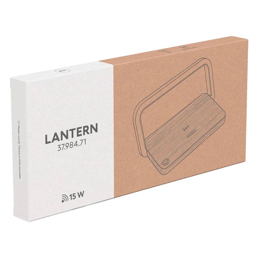 Lantern - Bežični punjač, 15W i držač telefona sa lampom