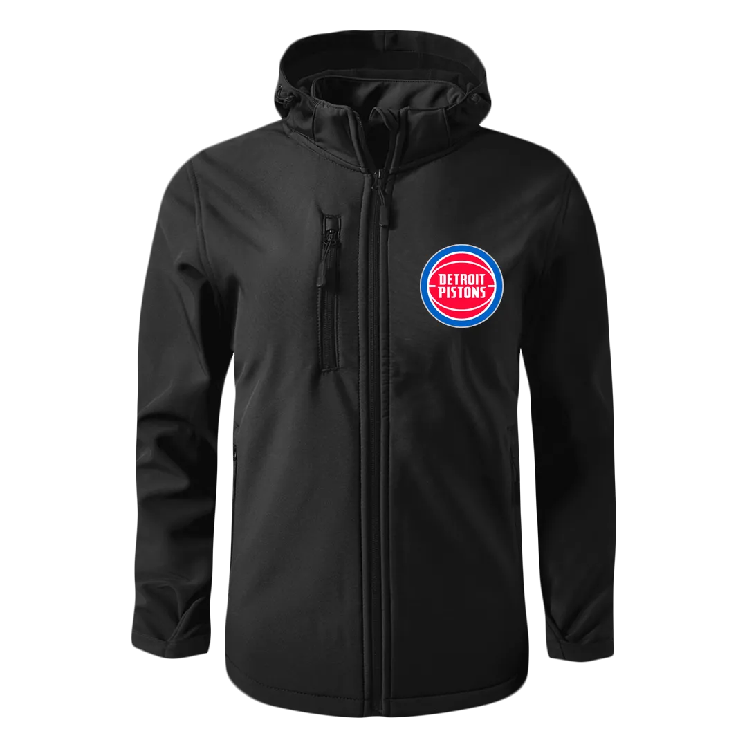 Detroit Pistons Softshell Jakna